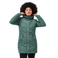 Dark Forest Green - Lifestyle - Regatta Womens-Ladies Panthea Insulated Padded Hooded Jacket