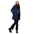 Navy - Lifestyle - Regatta Womens-Ladies Panthea Insulated Padded Hooded Jacket