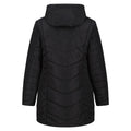 Black - Back - Regatta Womens-Ladies Panthea Insulated Padded Hooded Jacket