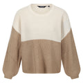 Light Vanilla-Barleycorn - Front - Regatta Womens-Ladies Kamaria Knitted Jumper