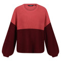 Mineral Red-Cabernet - Front - Regatta Womens-Ladies Kamaria Knitted Jumper