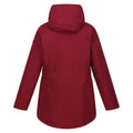 Cabernet - Back - Regatta Womens-Ladies Brenlyn Abstract Hearts Waterproof Jacket