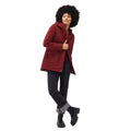 Cabernet - Lifestyle - Regatta Womens-Ladies Brenlyn Abstract Hearts Waterproof Jacket