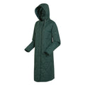Darkest Spruce-Dark Forest Green - Side - Regatta Womens-Ladies Jaycee Quilted Hooded Jacket