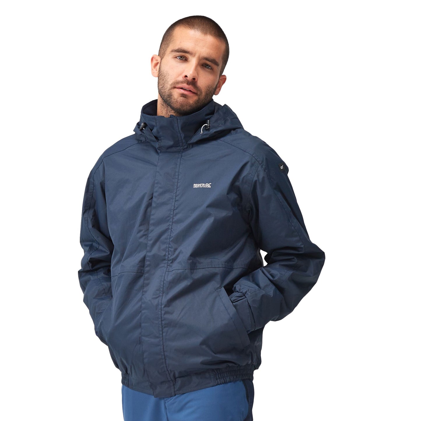 Navy - Side - Regatta Mens Niviston Waterproof Jacket