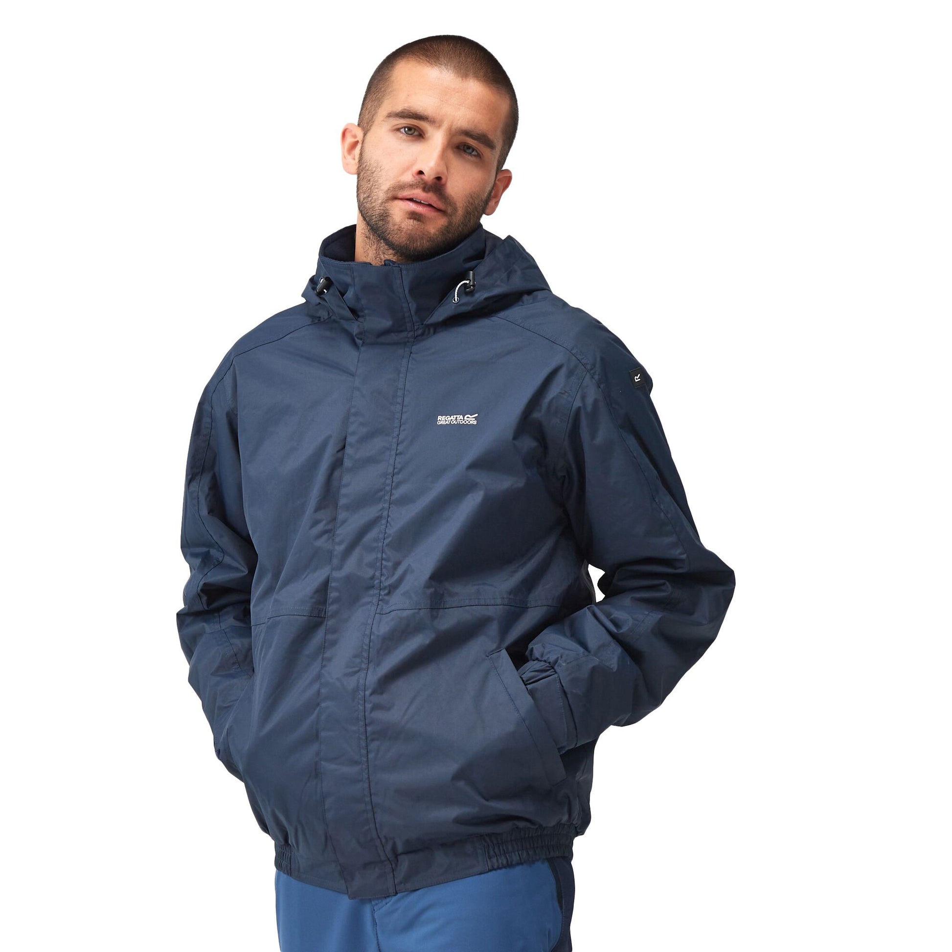 Navy - Side - Regatta Mens Niviston Waterproof Jacket