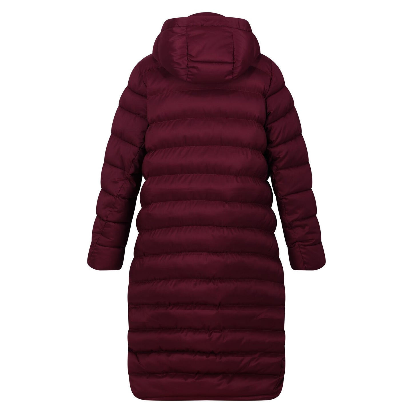 Burgundy-Mineral Red - Back - Regatta Womens-Ladies Elender Baffled Hooded Jacket