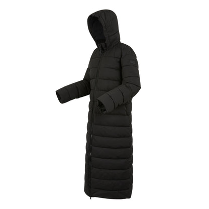 Black - Side - Regatta Womens-Ladies Elender Baffled Hooded Jacket