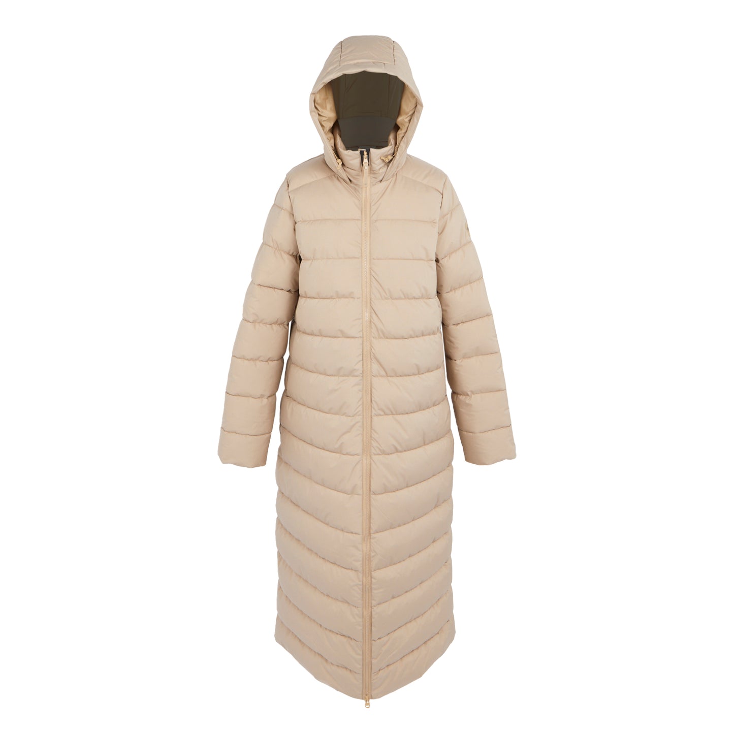 Warm Taupe - Front - Regatta Womens-Ladies Elender Baffled Hooded Jacket