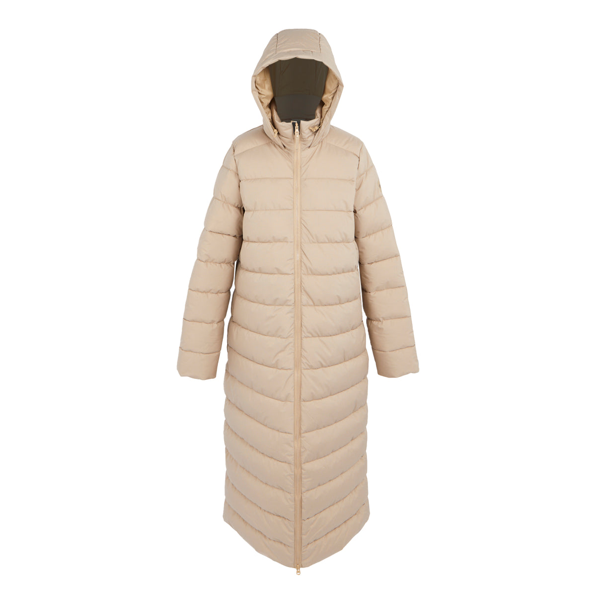 Warm Taupe - Front - Regatta Womens-Ladies Elender Baffled Hooded Jacket