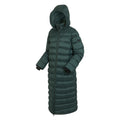 Darkest Spruce - Side - Regatta Womens-Ladies Elender Baffled Hooded Jacket