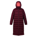 Burgundy-Mineral Red - Front - Regatta Womens-Ladies Elender Baffled Hooded Jacket