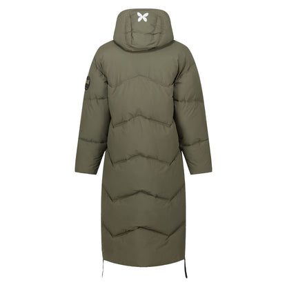 Dark Khaki - Back - Regatta Womens-Ladies Christian Lacroix Milhaud Longline Puffer Jacket