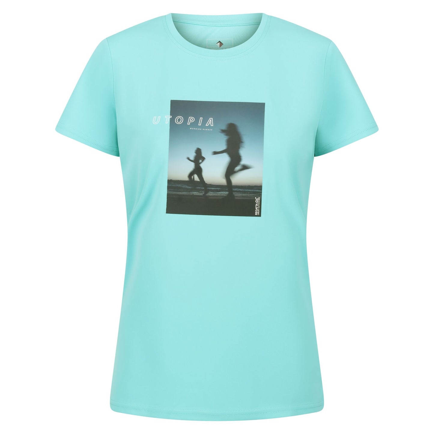 Amazonite - Front - Regatta Womens-Ladies Fingal VII Utopia Running T-Shirt