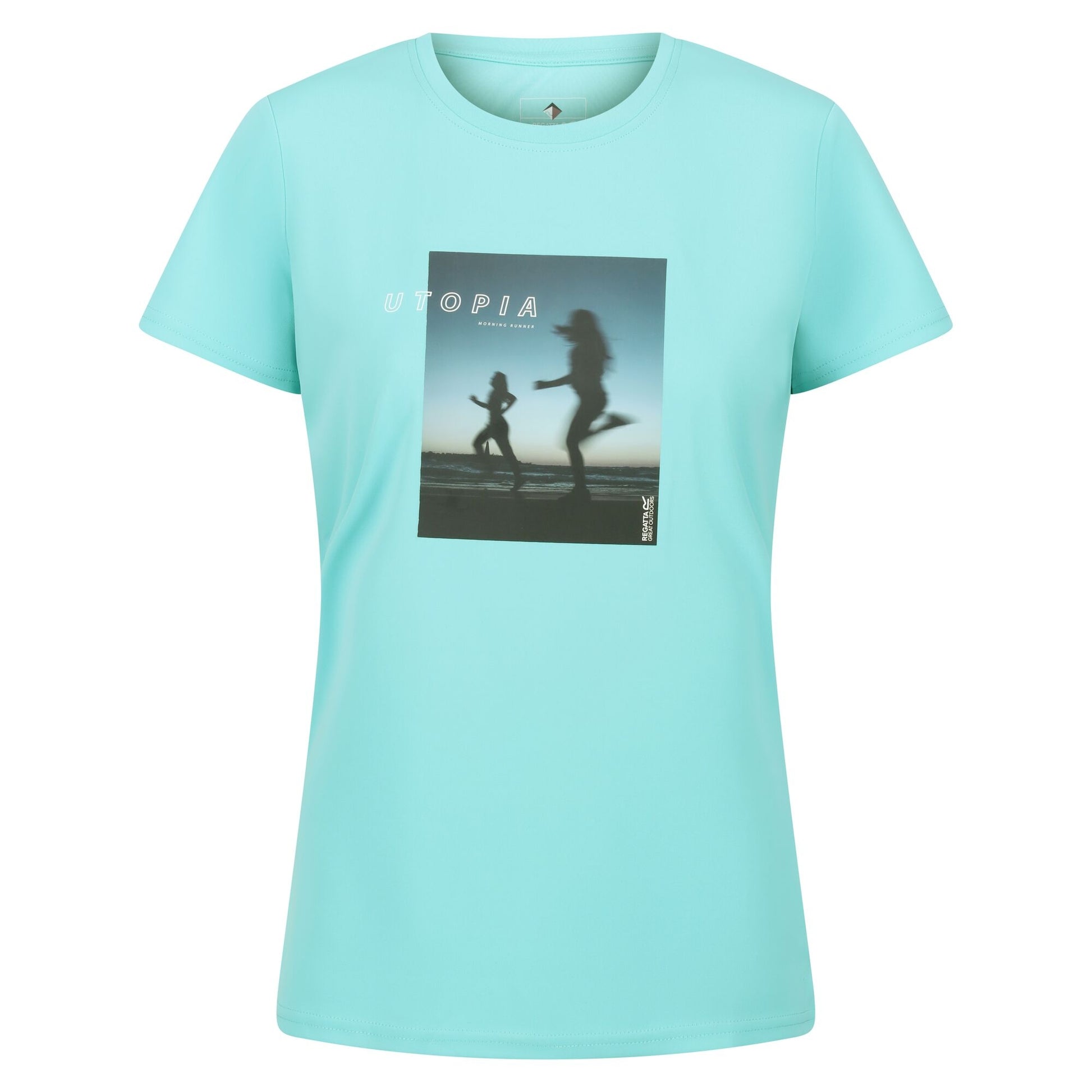 Amazonite - Front - Regatta Womens-Ladies Fingal VII Utopia Running T-Shirt