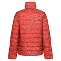 Red - Back - Regatta Womens-Ladies Orla Kiely Berry Bubble Baffled Padded Jacket
