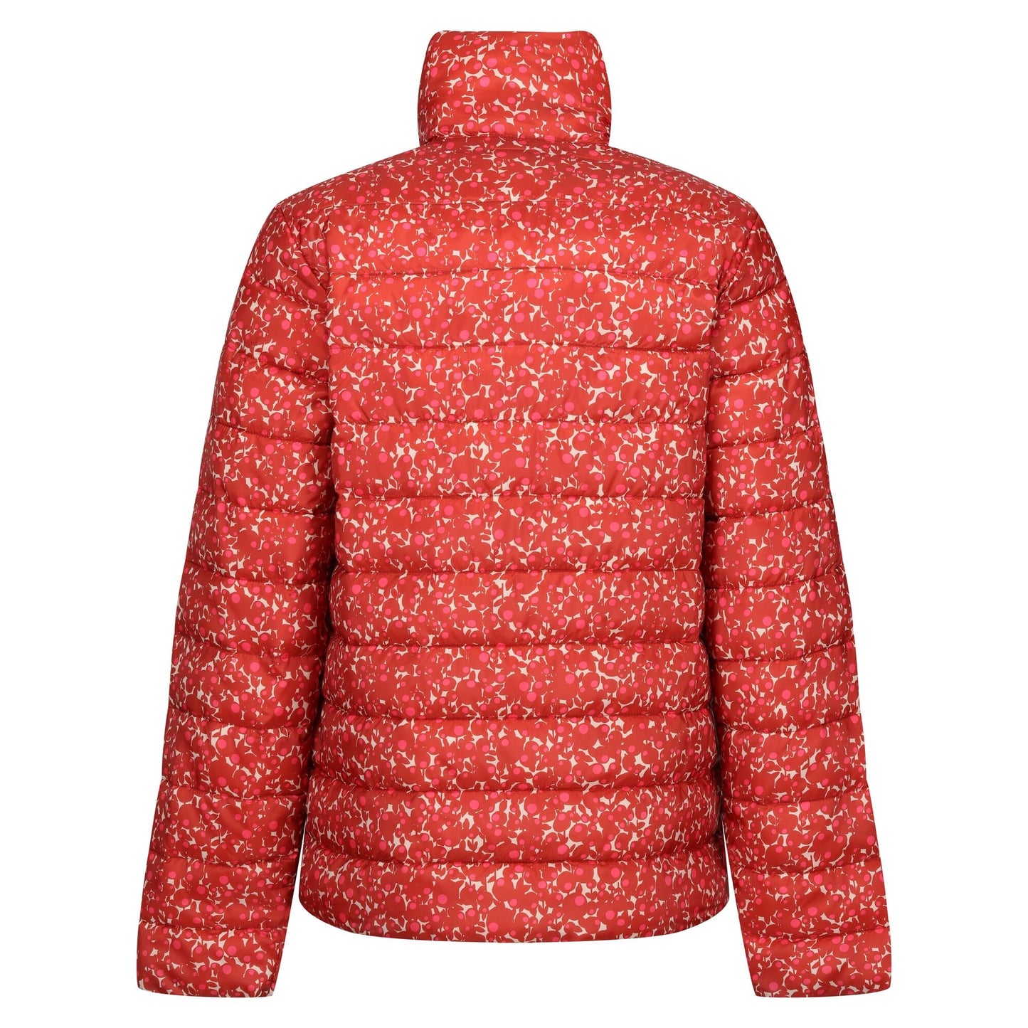 Red - Back - Regatta Womens-Ladies Orla Kiely Berry Bubble Baffled Padded Jacket