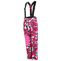 Pink - Side - Dare 2B Childrens-Kids Pow Graffiti Ski Trousers