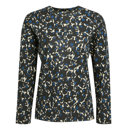 Berry Bubble Blue - Front - Regatta Womens-Ladies Orla Kiely Printed Long-Sleeved T-Shirt