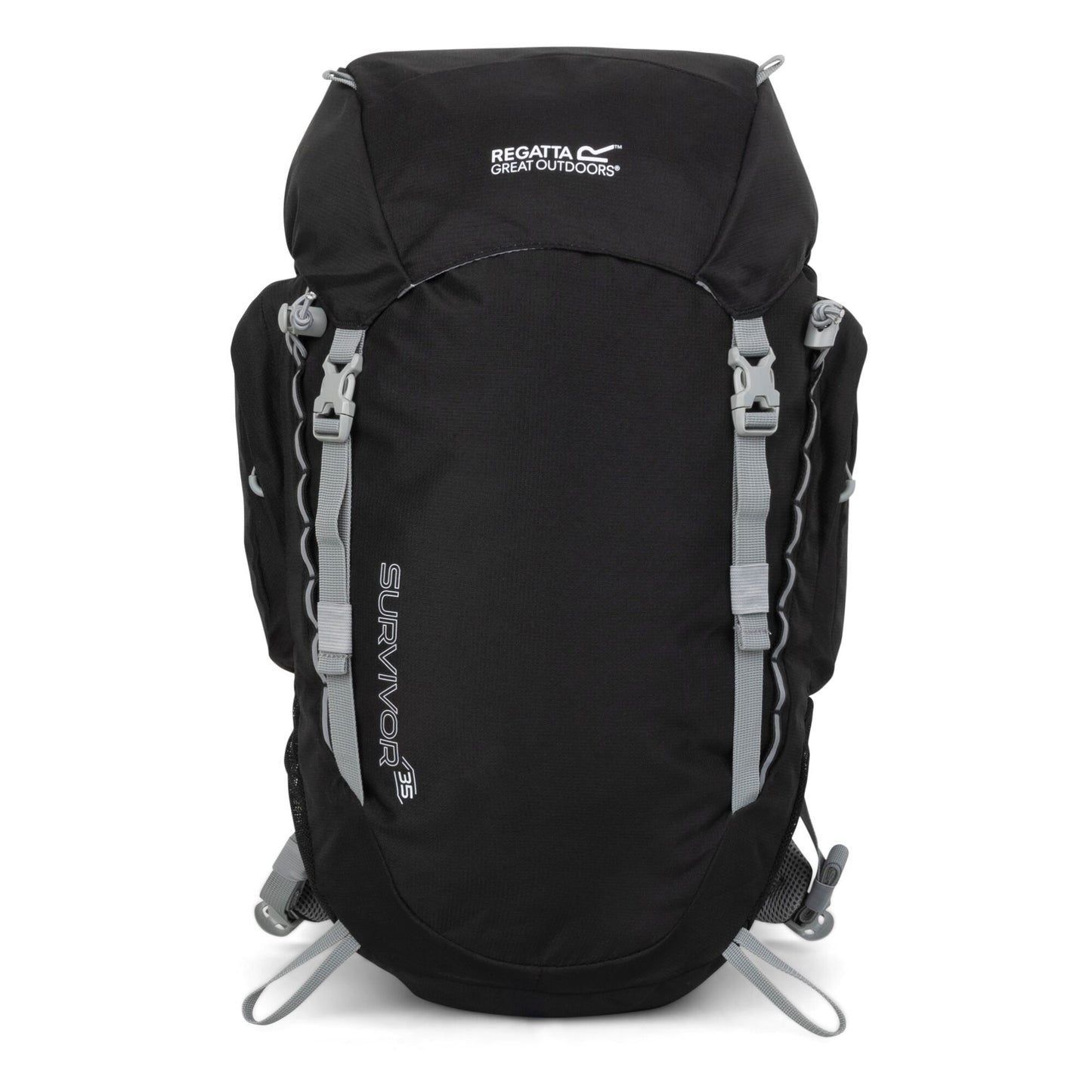 Black - Front - Regatta Survivor V4 35L Backpack