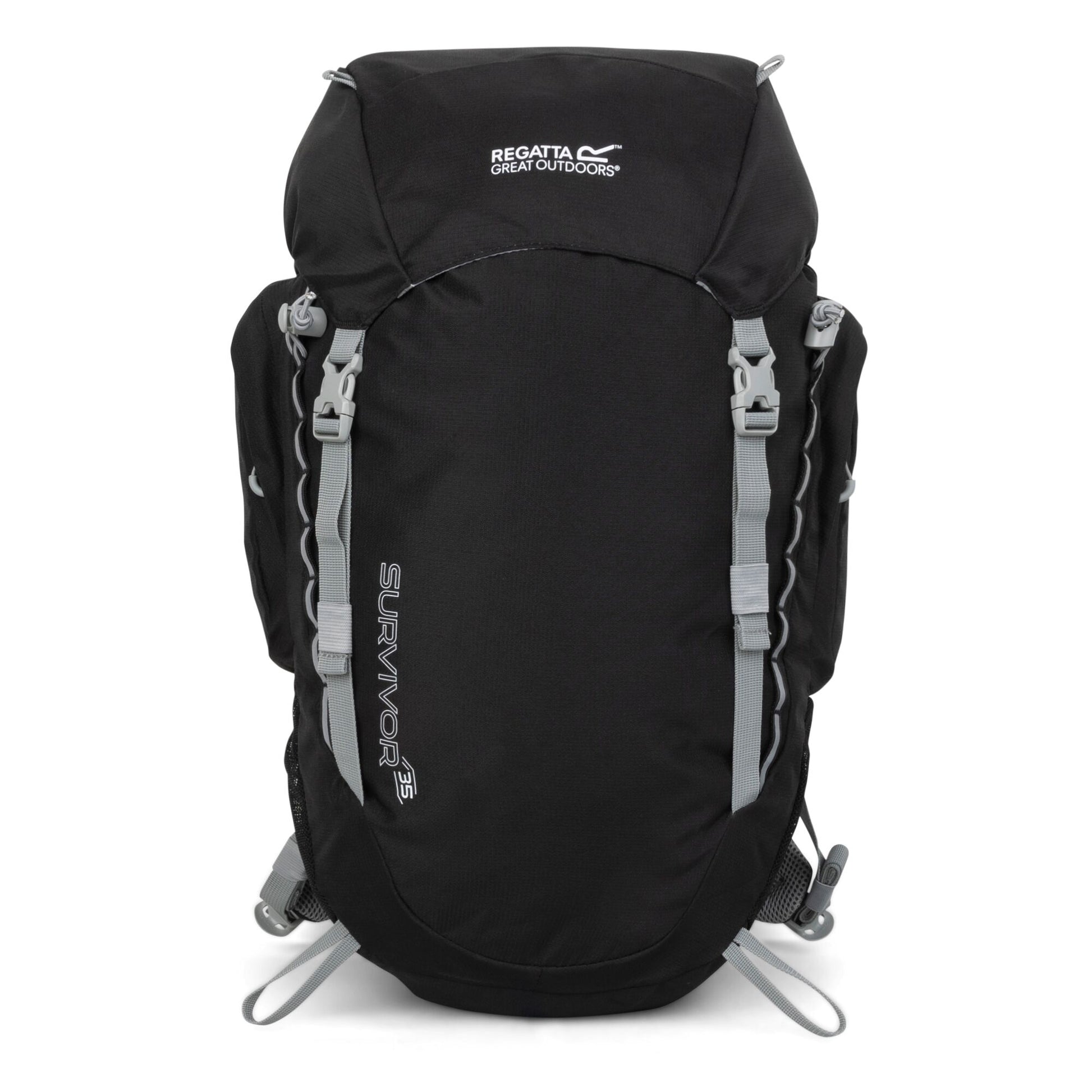 Black - Front - Regatta Survivor V4 35L Backpack