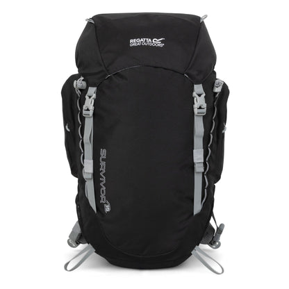 Black - Front - Regatta Survivor V4 35L Backpack