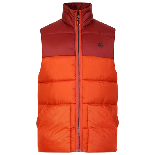 Rooibos Tea-Madder Brown - Front - Dare 2B Mens City Padded Gilet