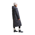Blue - Side - Regatta Womens-Ladies Orla Berry Bubble Hooded Longline Padded Jacket