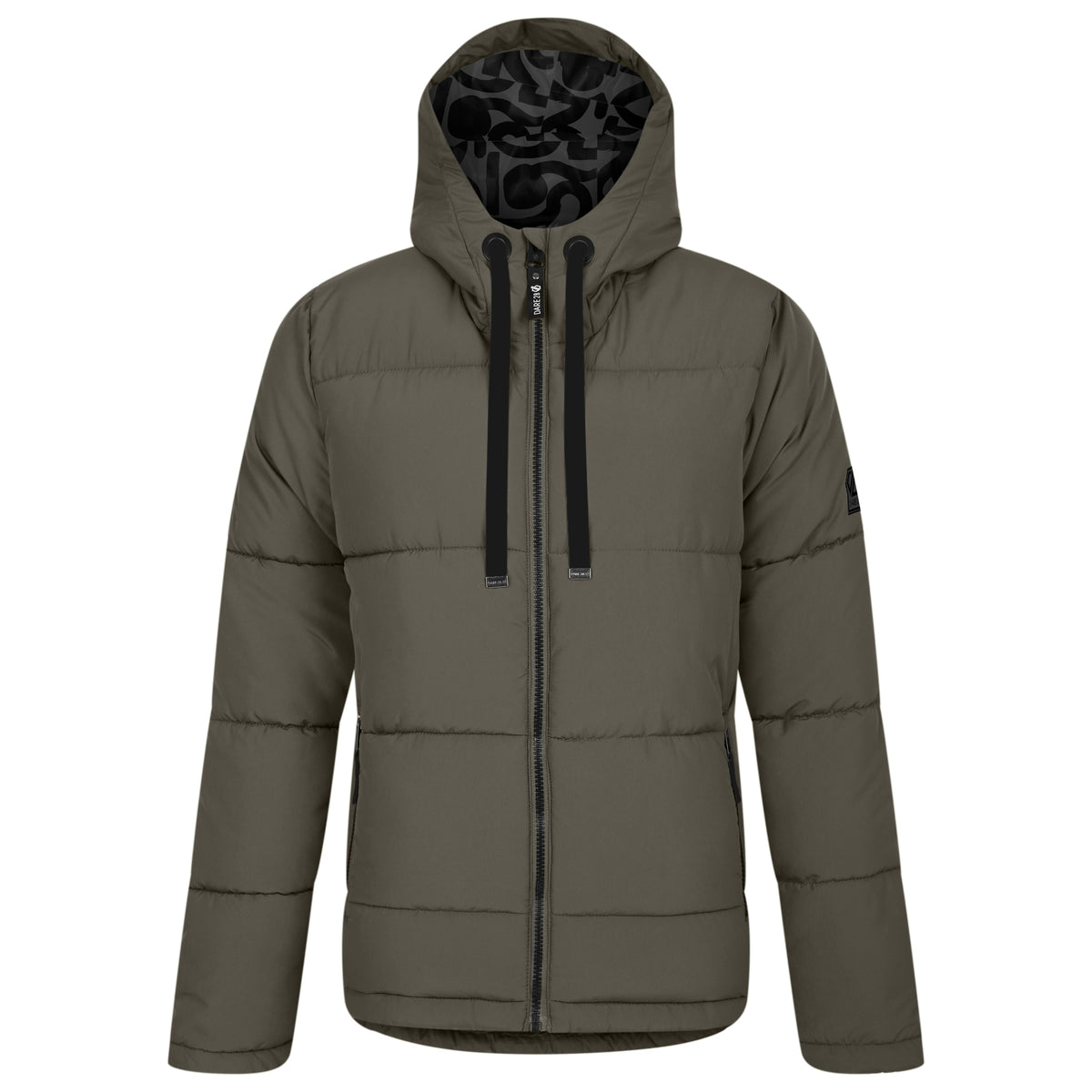Lichen Green - Front - Dare 2B Womens-Ladies Society Padded Jacket