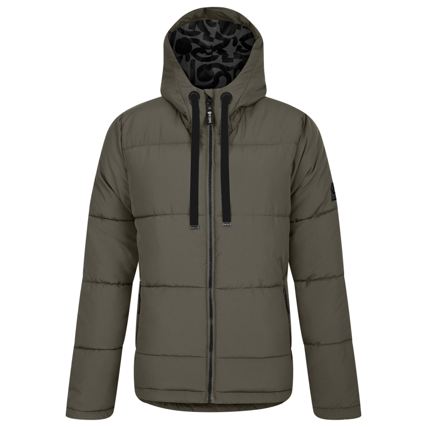 Lichen Green - Front - Dare 2B Womens-Ladies Society Padded Jacket