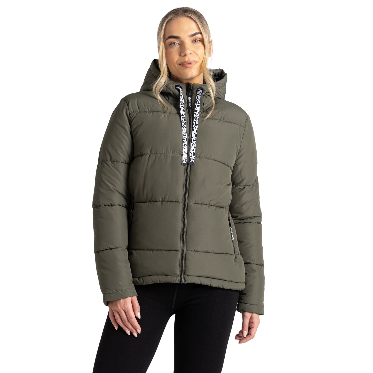 Lichen Green - Lifestyle - Dare 2B Womens-Ladies Society Padded Jacket