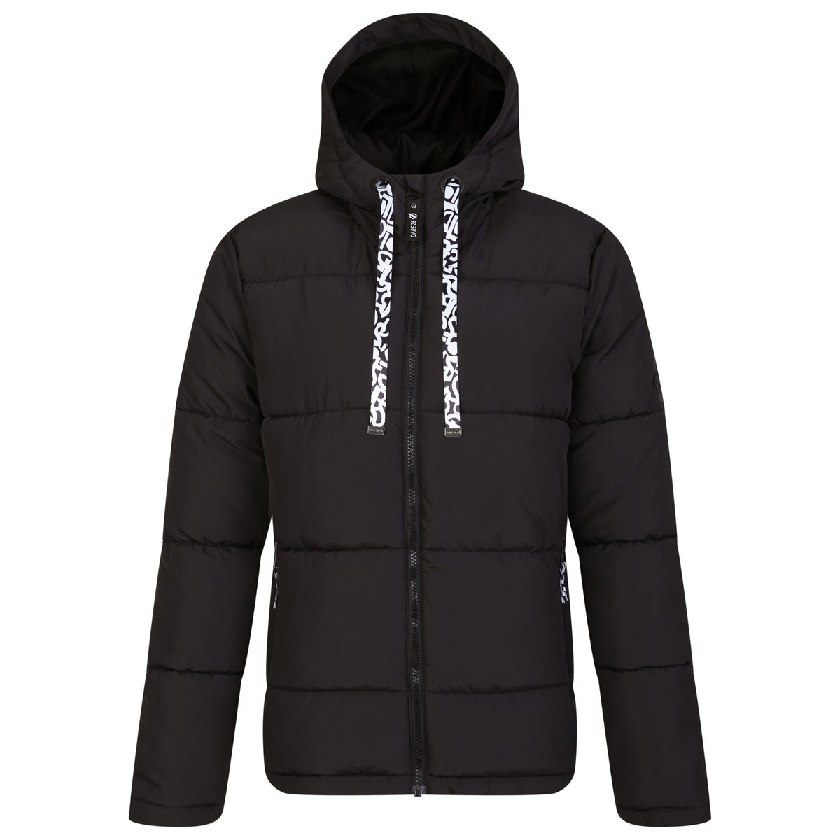 Black - Front - Dare 2B Womens-Ladies Society Padded Jacket