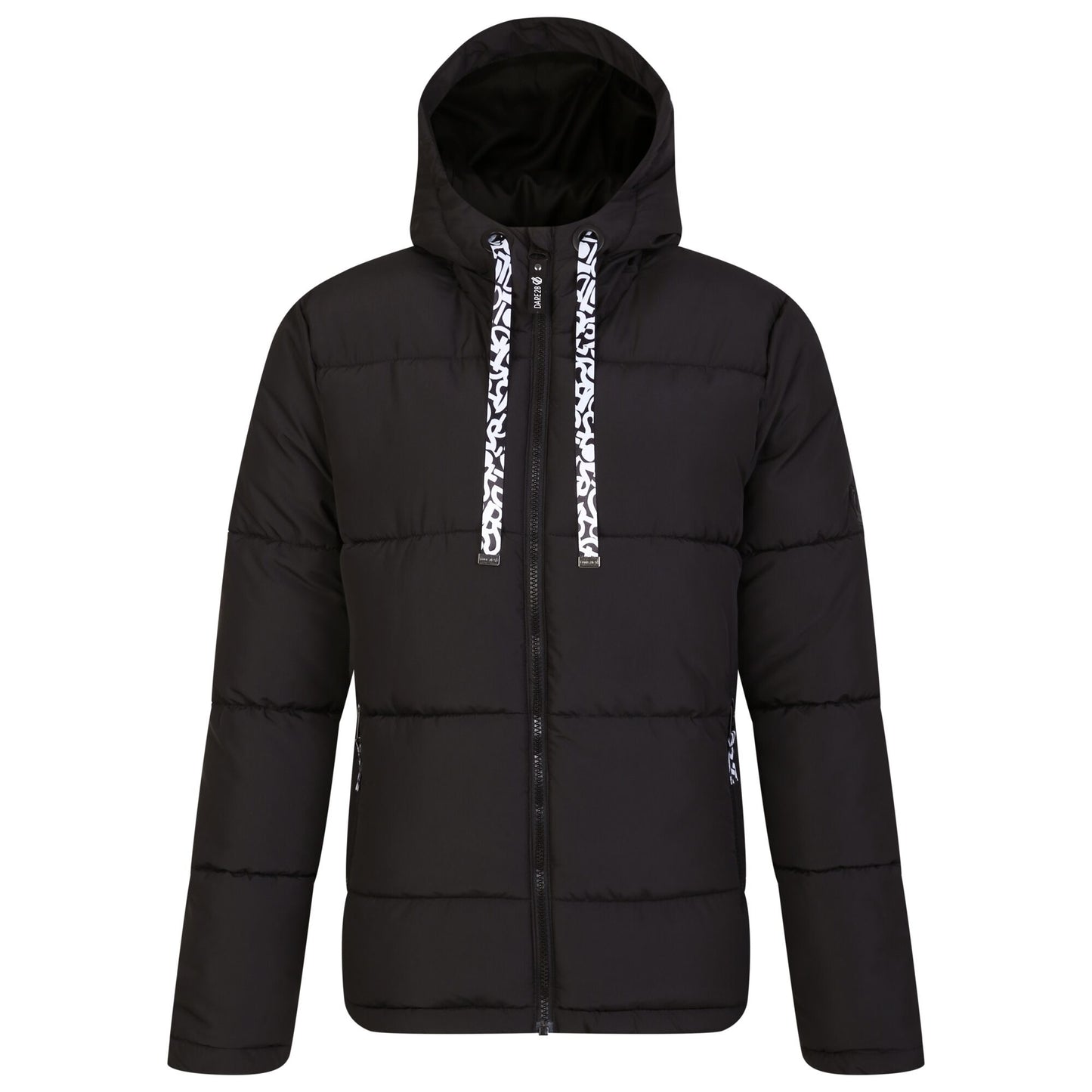 Black - Front - Dare 2B Womens-Ladies Society Padded Jacket