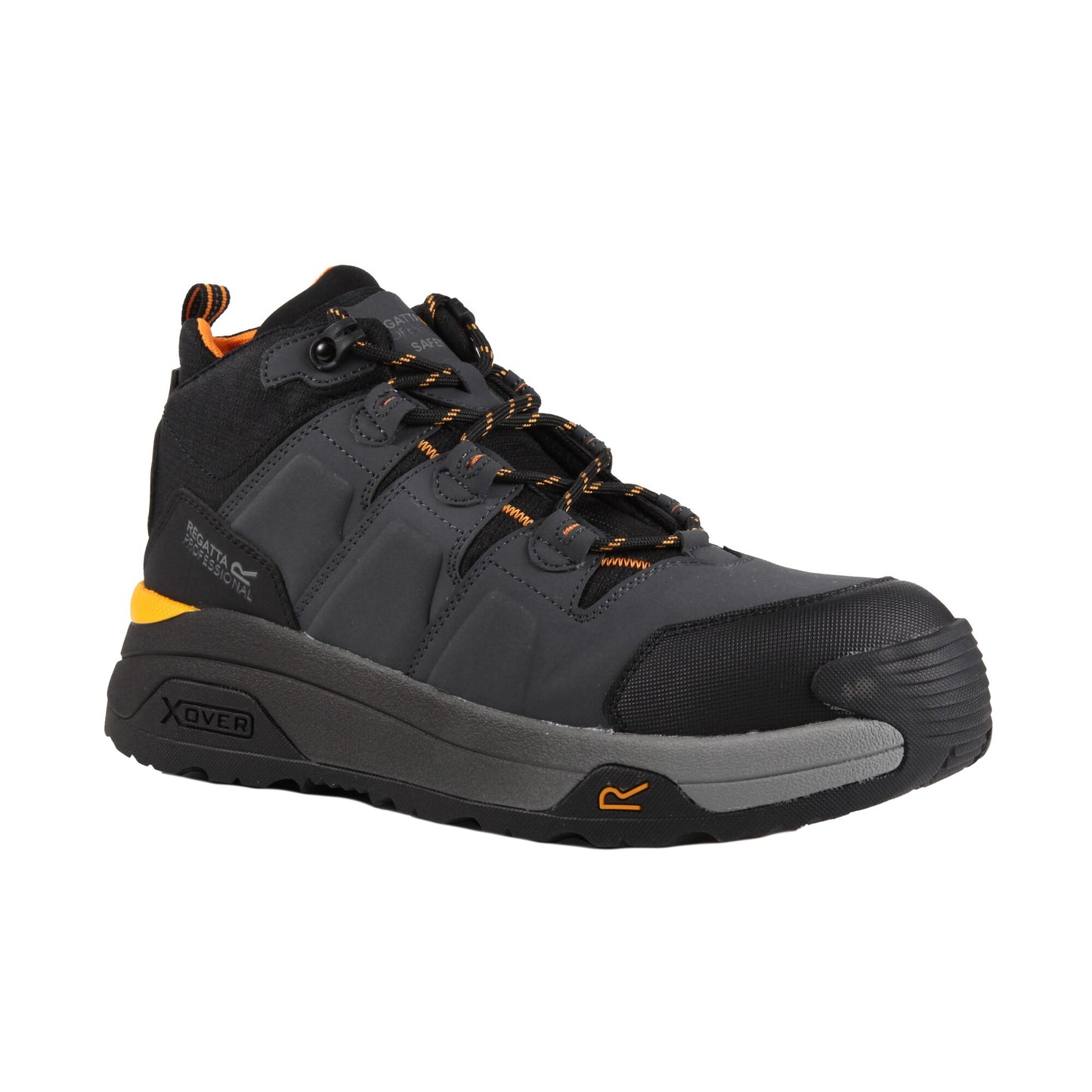 Black-Gunmetal Grey - Front - Regatta Professional Mens Hiking Boots