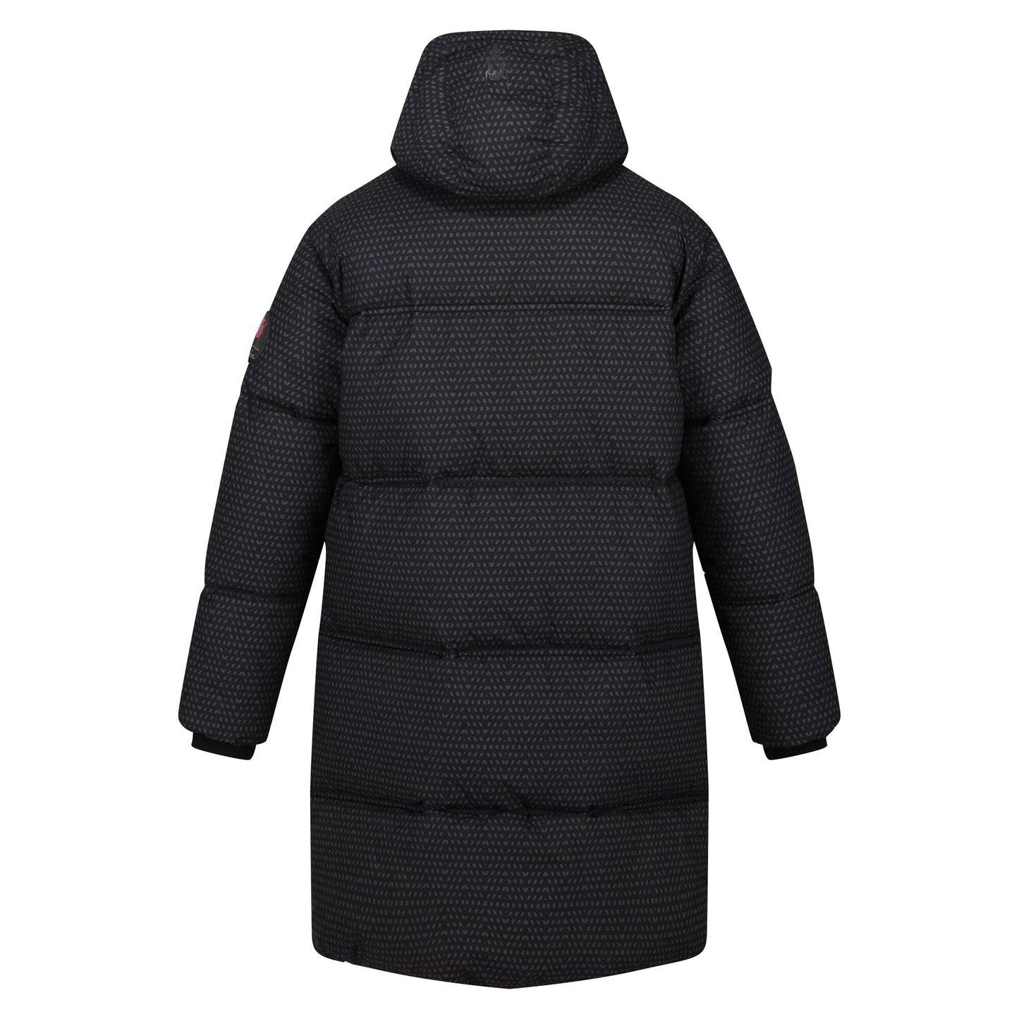 Black - Back - Regatta Mens Christian Lacroix Gordes Printed Padded Jacket