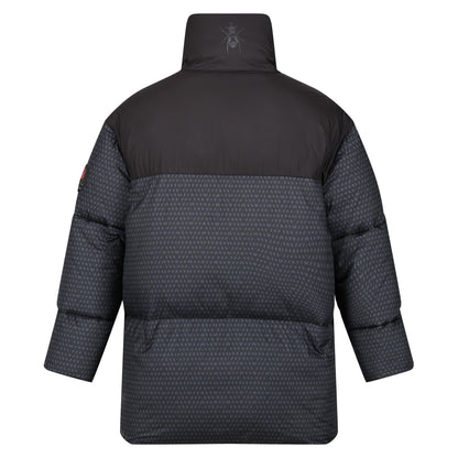 Black - Back - Regatta Mens Christian Lacroix Barbegal Printed Padded Jacket