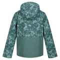 Sea Pine - Back - Regatta Childrens-Kids Hywell Camouflage Waterproof Jacket