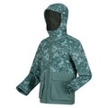 Sea Pine - Side - Regatta Childrens-Kids Hywell Camouflage Waterproof Jacket