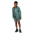 Sea Pine - Pack Shot - Regatta Childrens-Kids Hywell Camouflage Waterproof Jacket