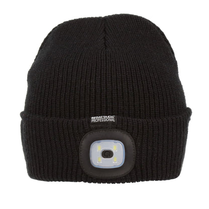Black - Front - Regatta Professional Unisex Adult Torch Beanie