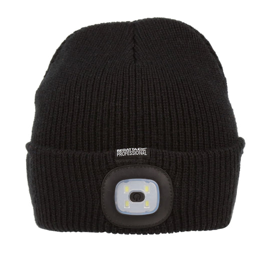 Black - Front - Regatta Professional Unisex Adult Torch Beanie