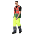 Fluro Red-Medical Green - Lifestyle - Regatta Mens Pro Two Tone Hi-Vis Vest