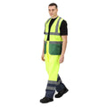 Fluro Yellow-Medical Green - Lifestyle - Regatta Professional Mens Two Tone Hi-Vis Vest
