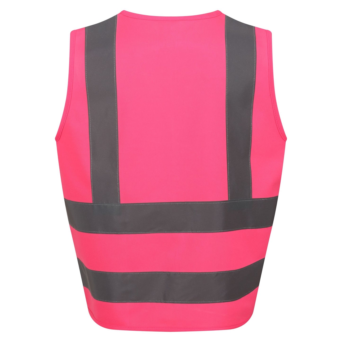 Fluro Pink - Back - Regatta Professional Childrens-Kids Hi-Vis Vest