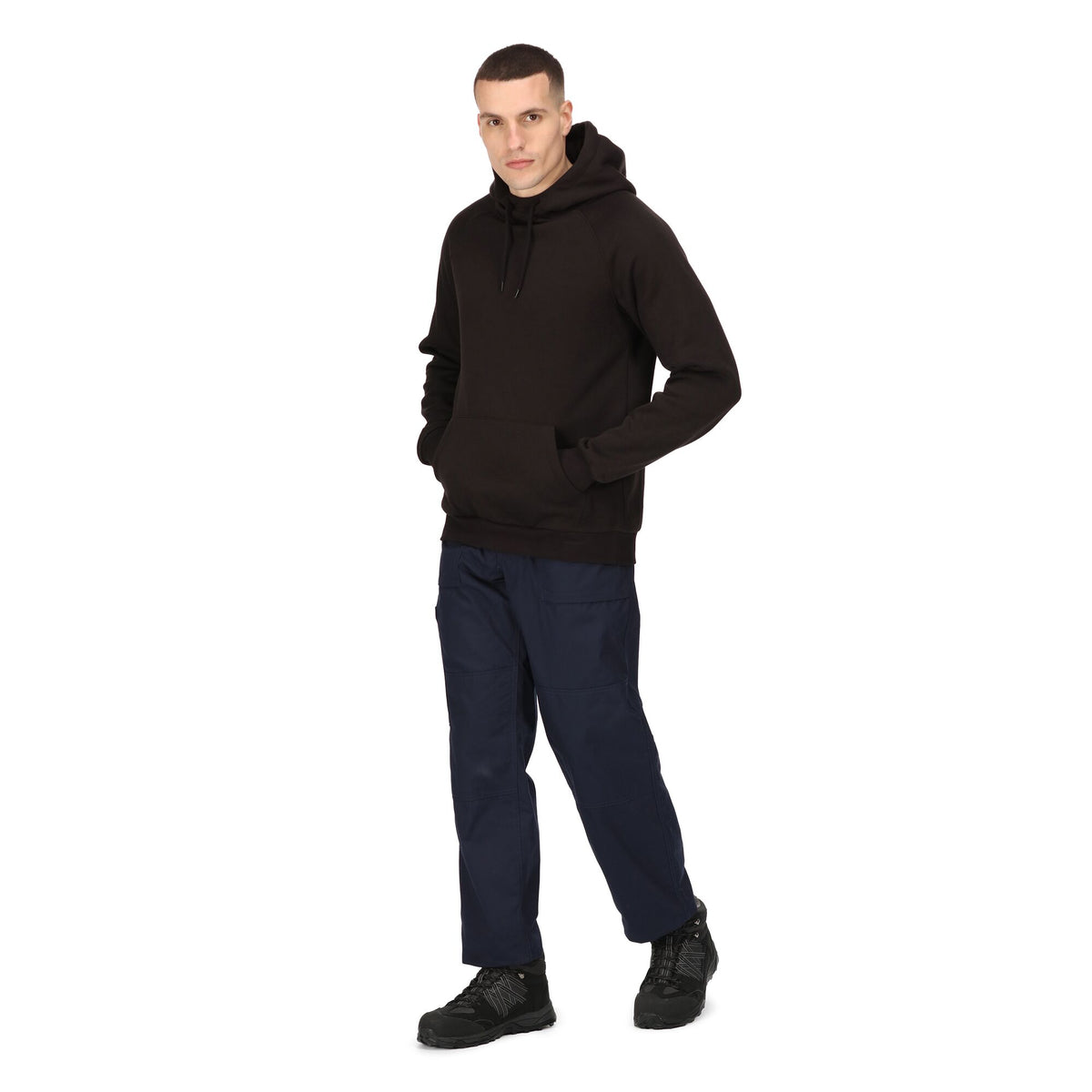 Black - Lifestyle - Regatta Professional Mens Overhead Hoodie