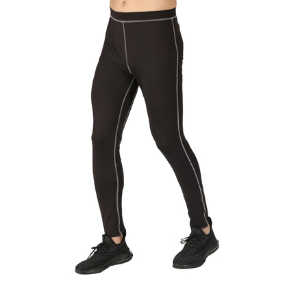 Black - Side - Regatta Professional Mens Base Layer Bottoms