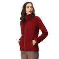 Cabernet - Side - Regatta Womens-Ladies Heloise Eyelash Fleece Full Zip Fleece Jacket