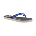 Navy - Front - Regatta Womens-Ladies Orla Kiely Passion Flower Flip Flops