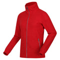 Miami Red - Side - Regatta Womens-Ladies Azaelia Marl Full Zip Fleece Jacket