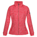 High Risk Red - Front - Regatta Womens-Ladies Azaelia Marl Full Zip Fleece Jacket